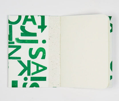 Notebook Cover Hand Printed A6 Notebook (various colours) homeware shops bristol gift shops bristol Princetown Press