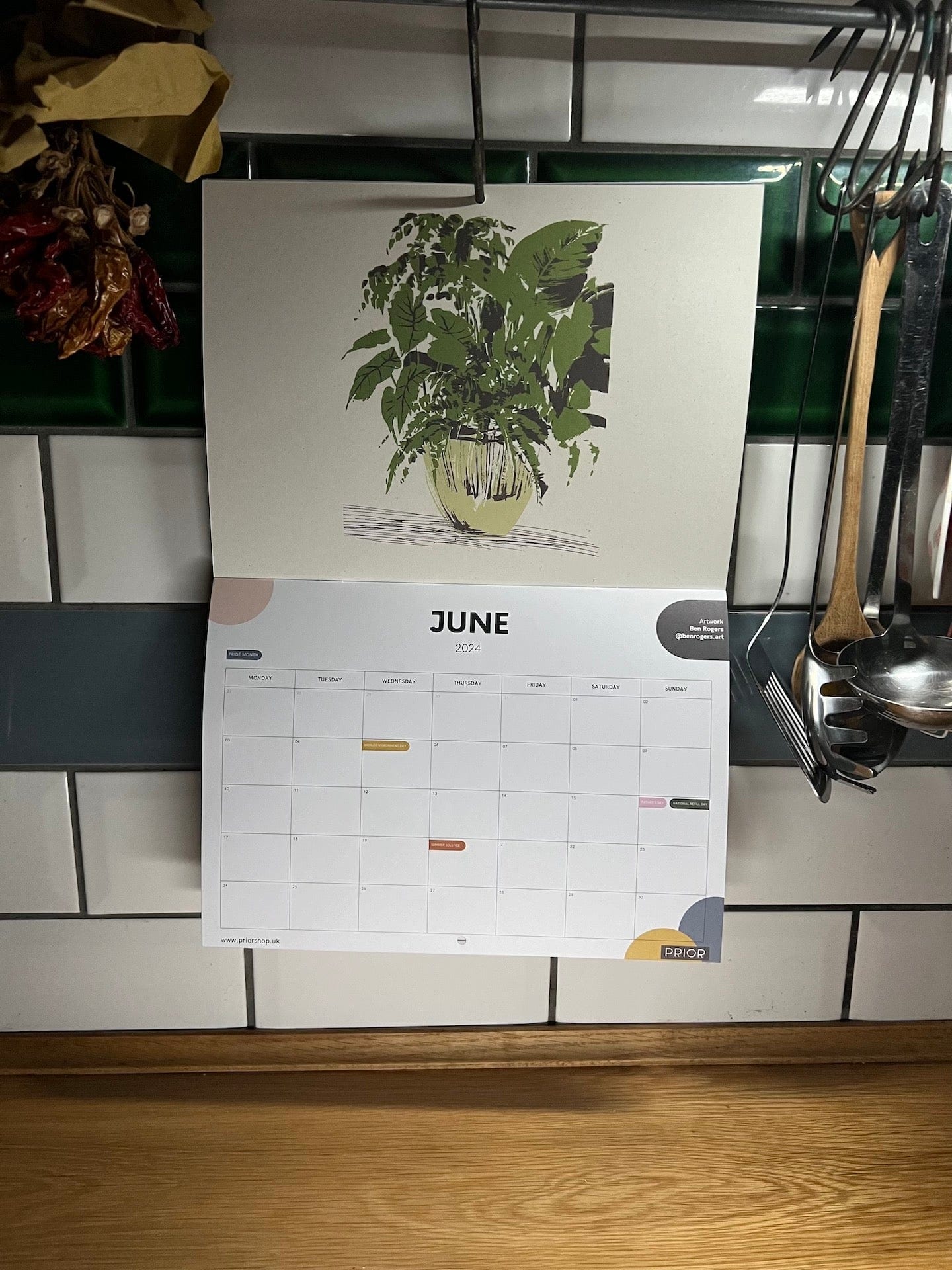 PRIOR SHOP Calendar 2024 Calendar