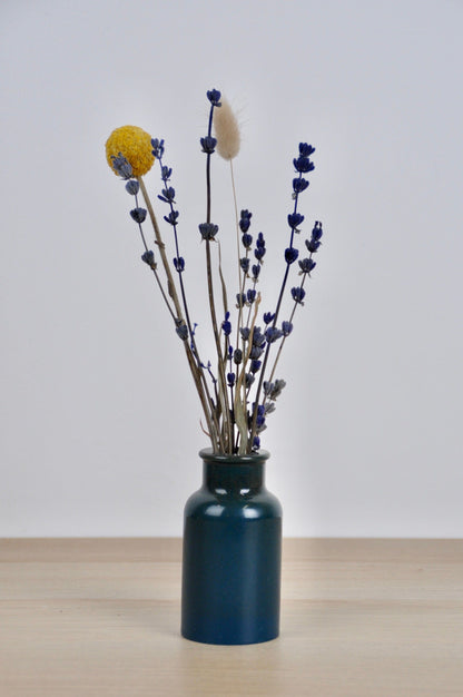 PRIOR SHOP Deep Teal Saw Dust & Plant Resin Small Vase - (various colours)