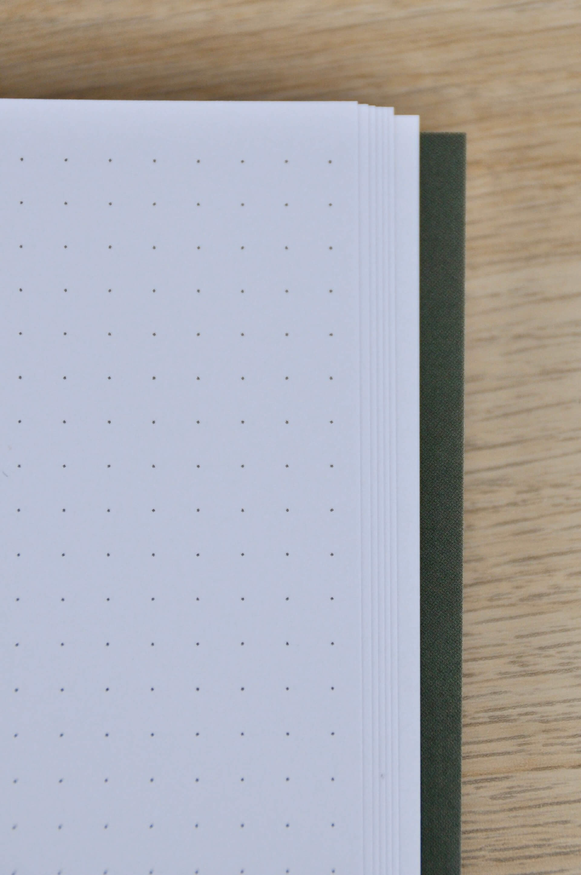 DOTTED Notebook/Sketchbook with Forest Green Cover homeware shops bristol gift shops bristol PRIOR SHOP