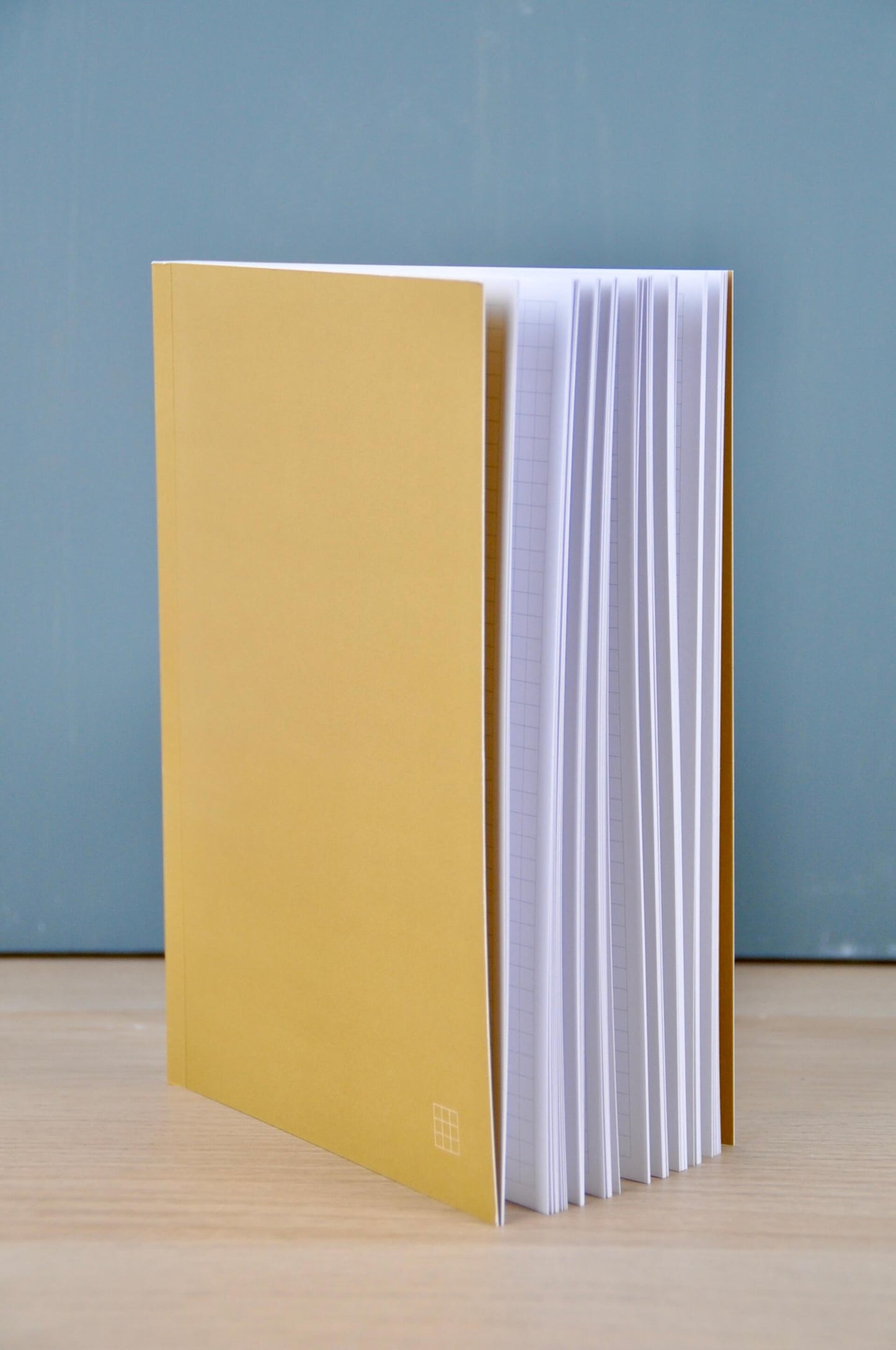 GRIDDED Notebook/Sketchbook with Mustard Yellow Cover homeware shops bristol gift shops bristol PRIOR SHOP