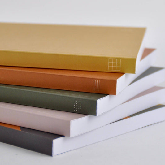 RULED Notebook/Sketchbook with Rust Orange Cover homeware shops bristol gift shops bristol PRIOR SHOP