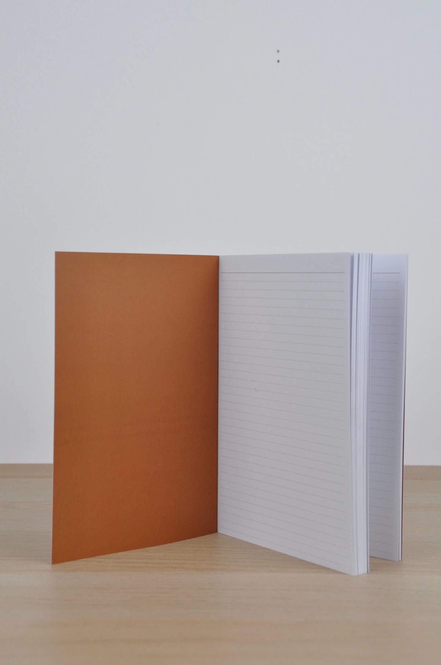 RULED Notebook/Sketchbook with Rust Orange Cover homeware shops bristol gift shops bristol PRIOR SHOP