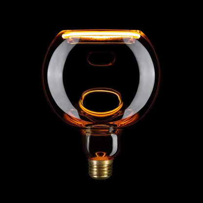 Amber 'Ghost Line' LED Bulb (small) - Smoked and Amber Options homeware shops bristol gift shops bristol PRIORMADE
