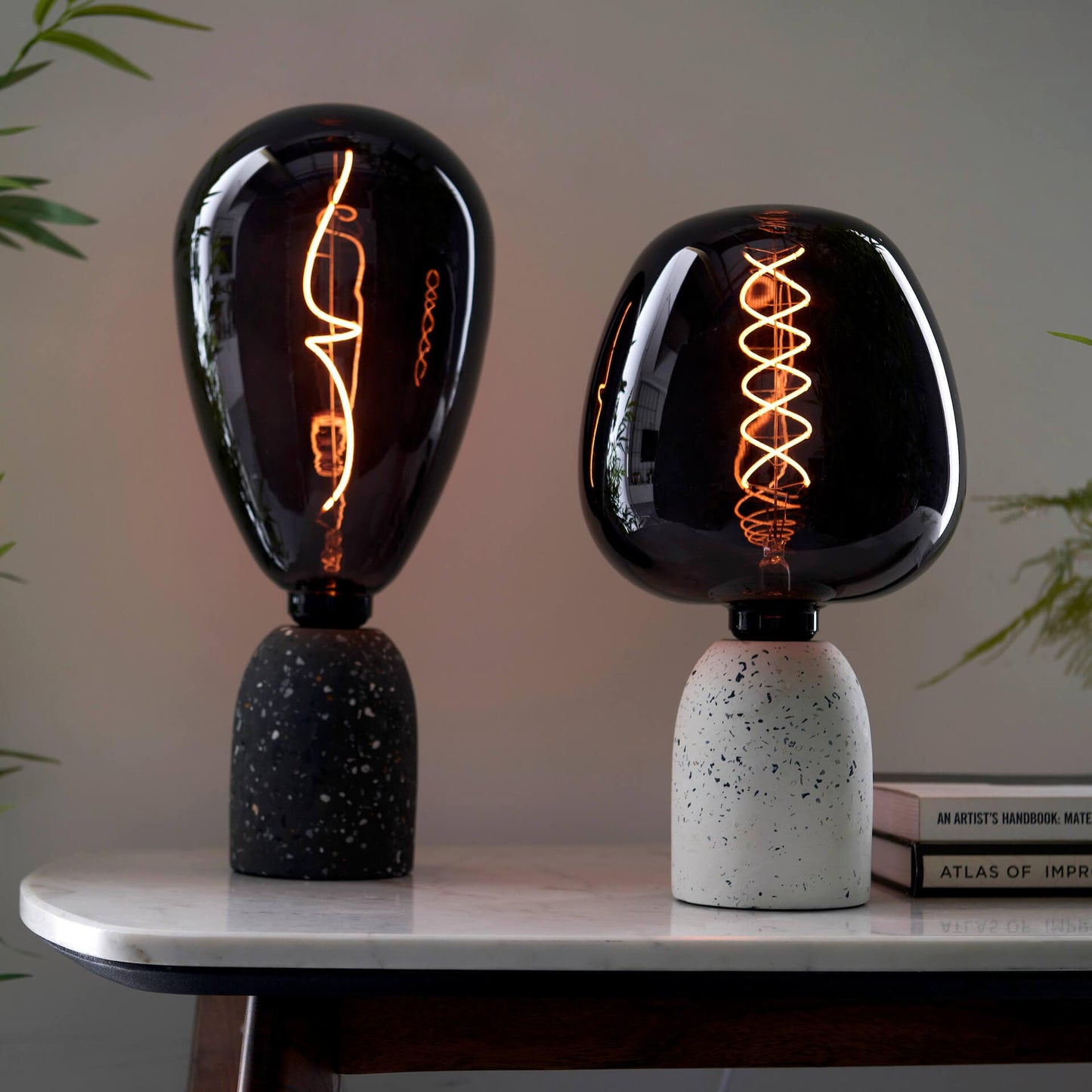 Black Tinted Glass LED Filament Bulb homeware shops bristol gift shops bristol PRIORMADE