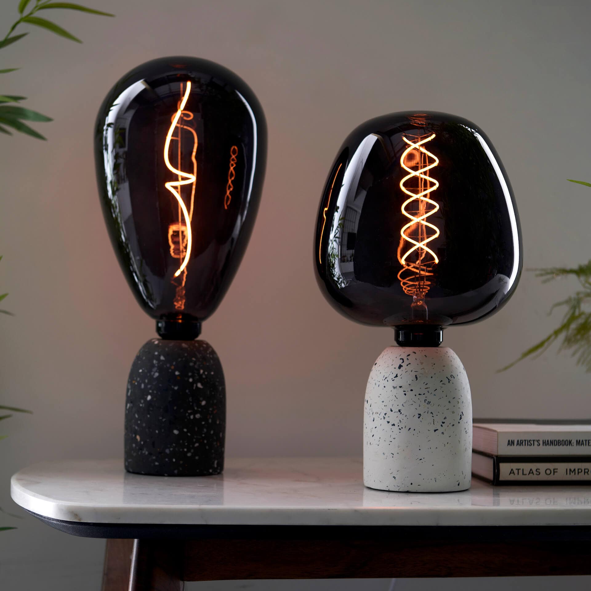 Black Tinted Glass LED Filament Bulb homeware shops bristol gift shops bristol PRIORMADE