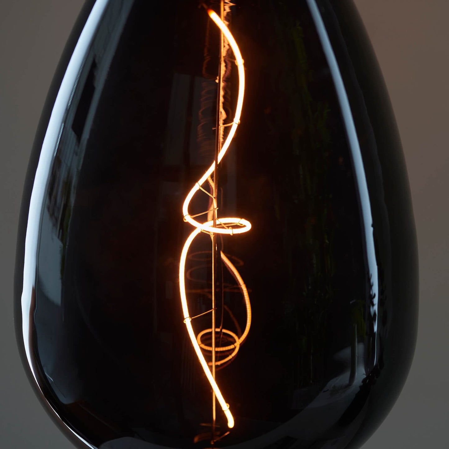 Black Tinted Glass LED Filament Bulb homeware shops bristol gift shops bristol PRIORMADE