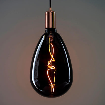 Black Tinted Glass LED Filament Bulb homeware shops bristol gift shops bristol PRIORMADE