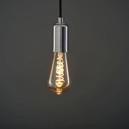 Bulb Amber Glass Teardrop Spiral Filament bulb (LED) homeware shops bristol gift shops bristol Priormade