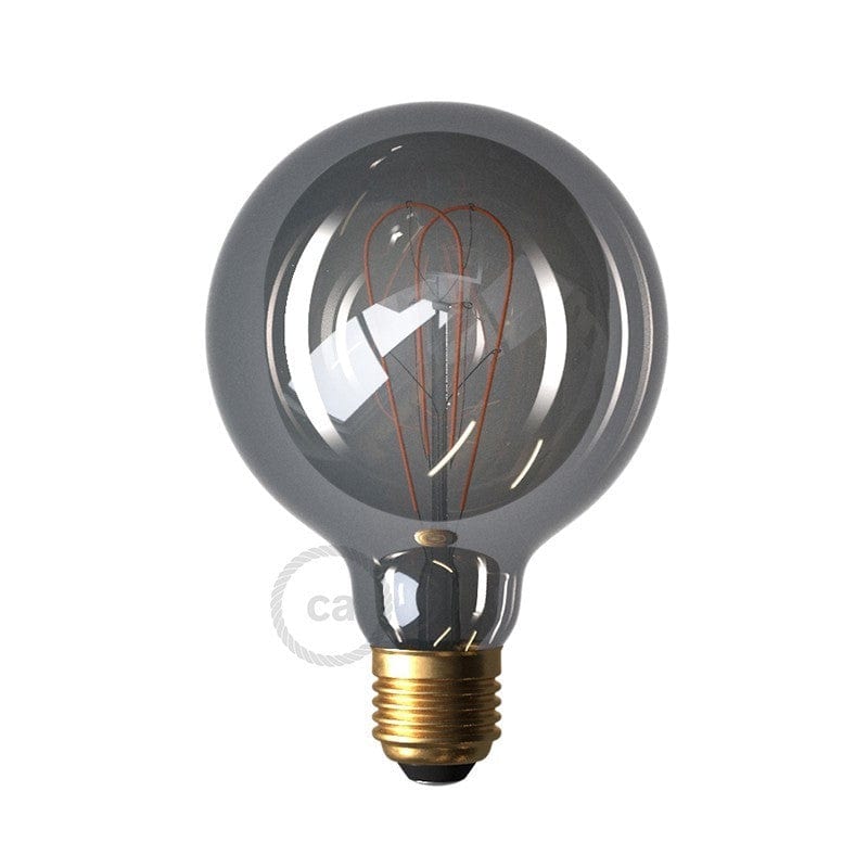 Bulb Curved Double Loop Bulb - Smokey (LED) homeware shops bristol gift shops bristol PRIORMADE