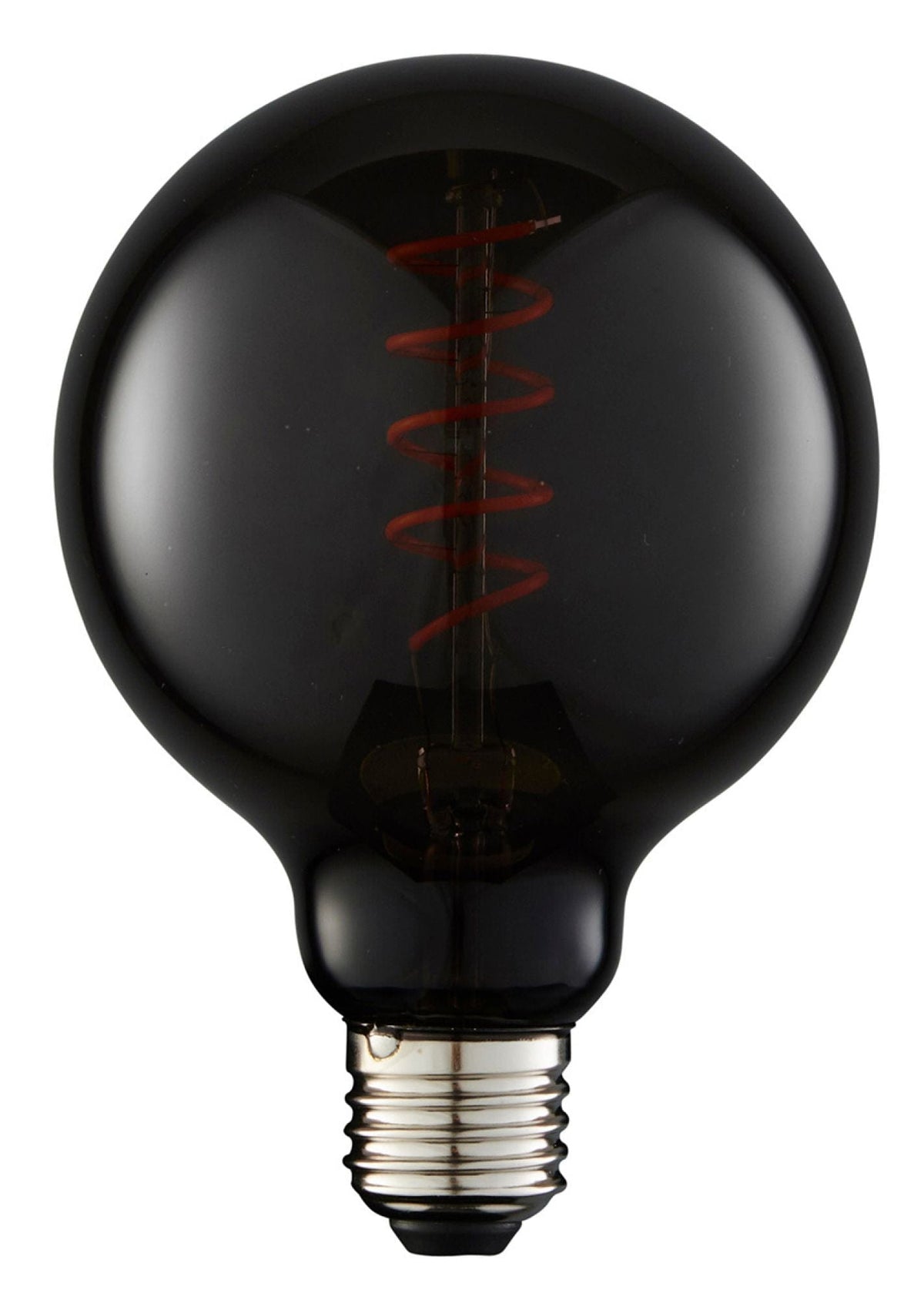 Bulb Globe Filament Bulb - Smoked Glass Spiral 95mm (LED) homeware shops bristol gift shops bristol Priormade