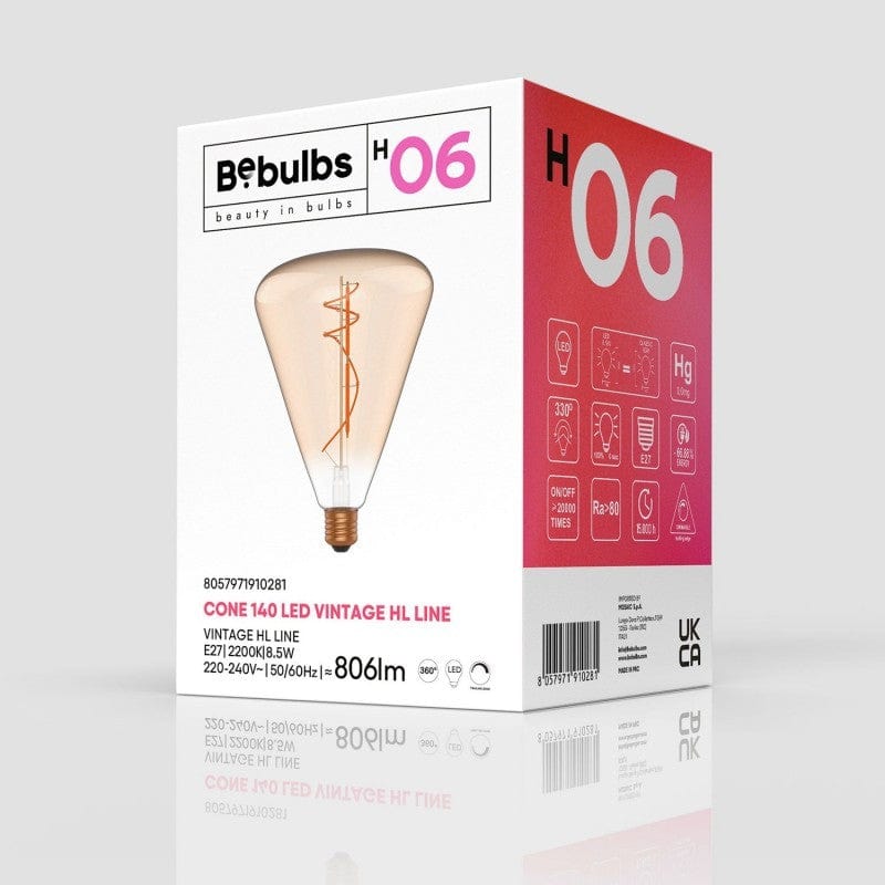 Bulb Science Cone Bulb - Golden homeware shops bristol gift shops bristol PRIORMADE