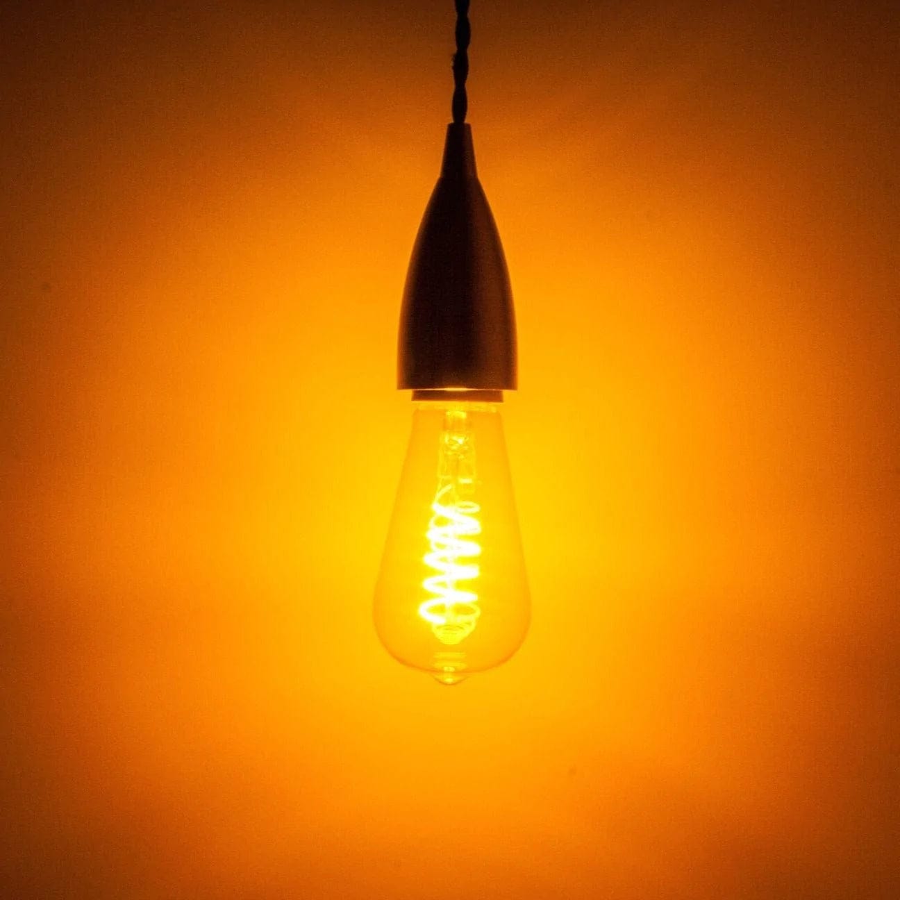 Bulb Teardrop Spiral Filament bulb (LED) homeware shops bristol gift shops bristol Priormade