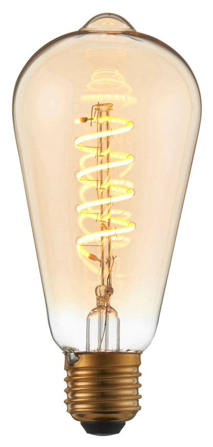 Bulb Teardrop Spiral Filament bulb (LED) homeware shops bristol gift shops bristol Priormade