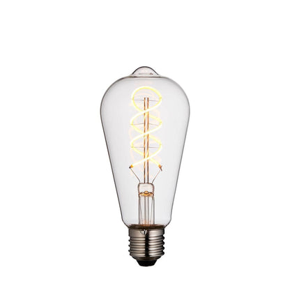 Bulb Teardrop Spiral Filament bulb (LED) homeware shops bristol gift shops bristol Priormade