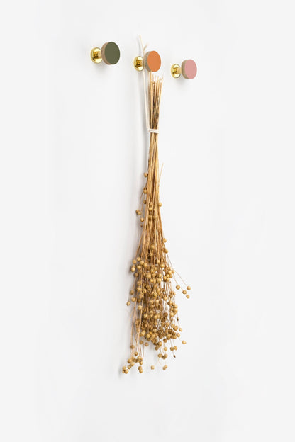 Cabinet Knob Birch & Brass Knob in Dusty Pink homeware shops bristol gift shops bristol Priormade