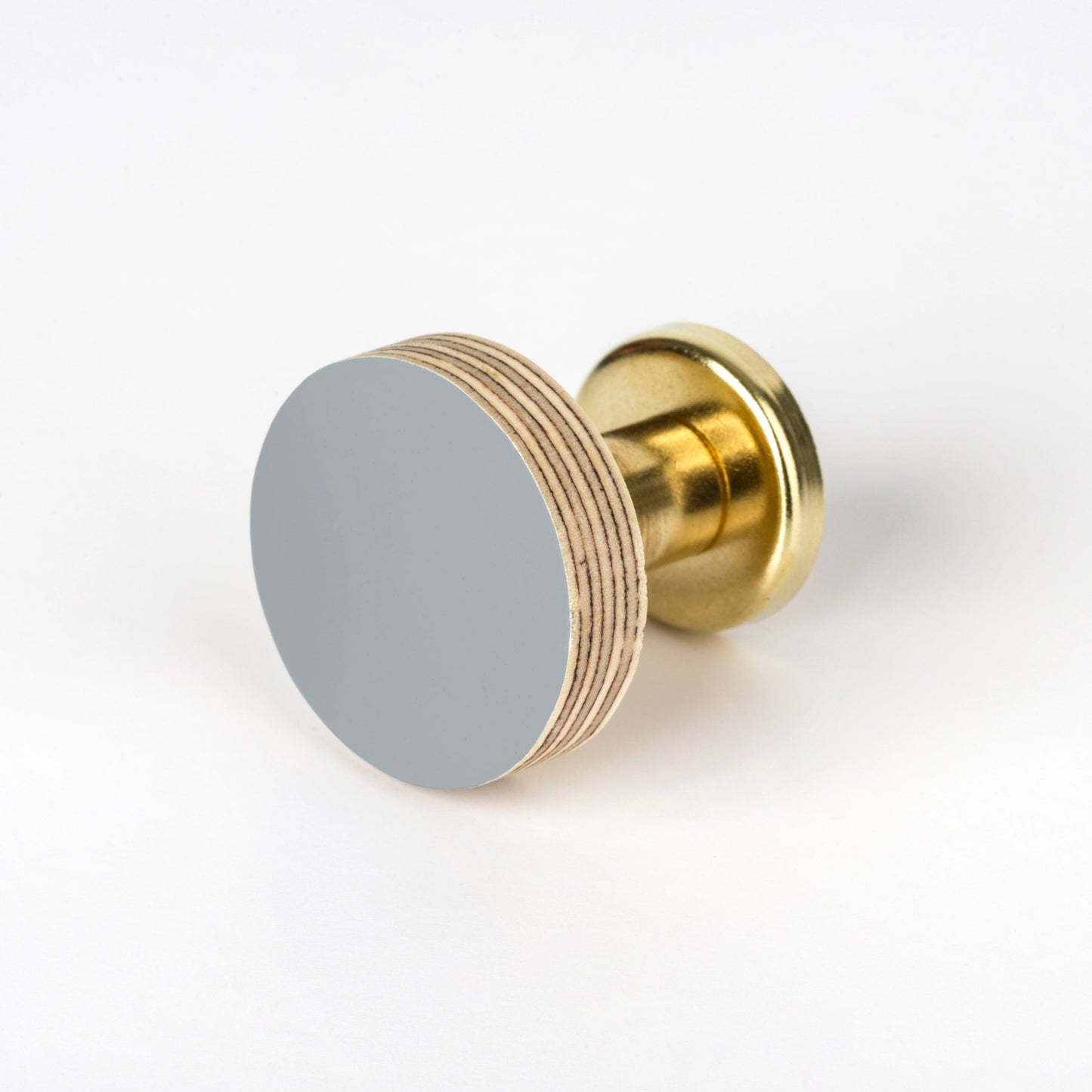 Cabinet Knob Birch & Brass Knob in Smoke Grey homeware shops bristol gift shops bristol Priormade