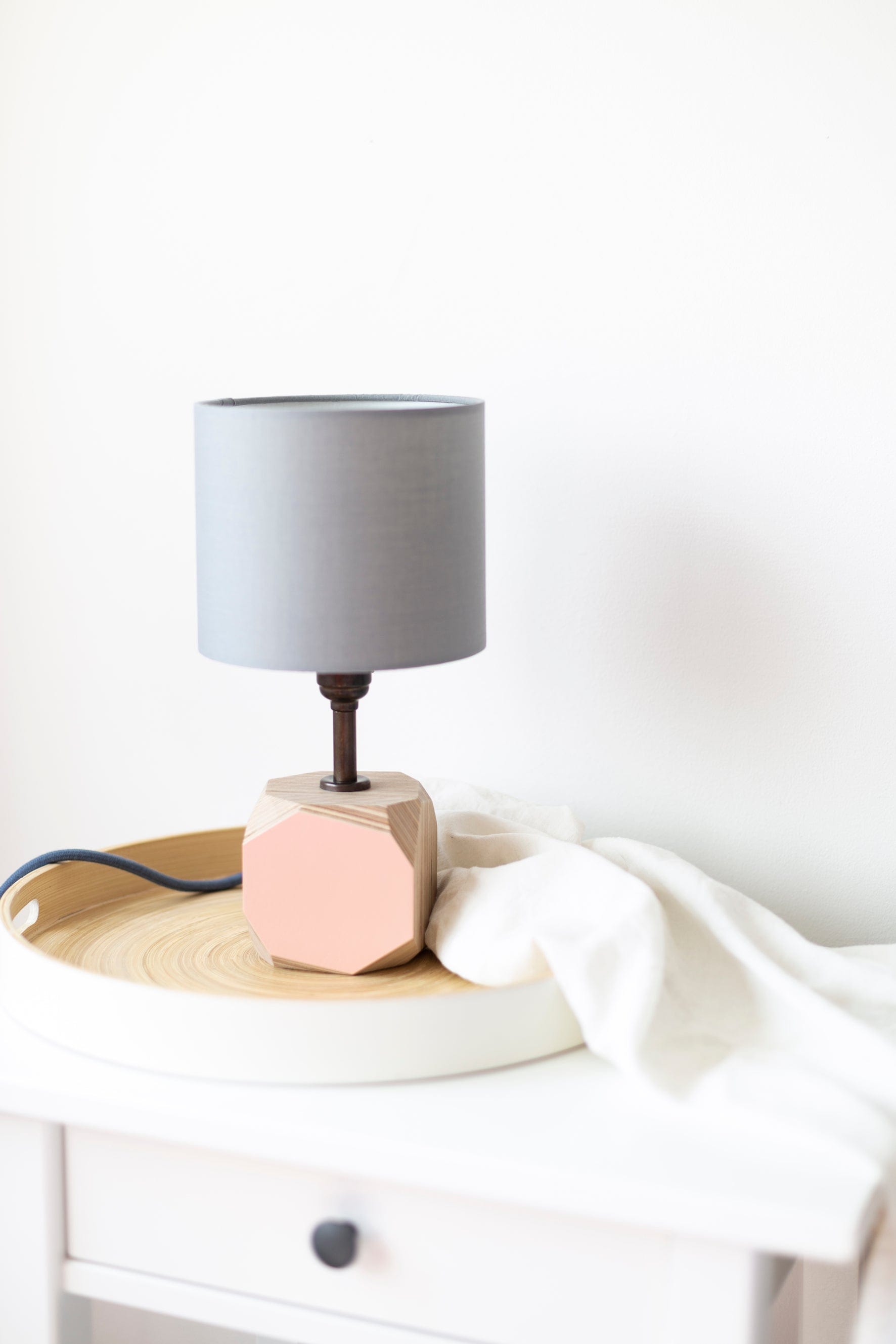 Geo Lamp Geo 100 Lamp in Dusty Pink homeware shops bristol gift shops bristol Priormade