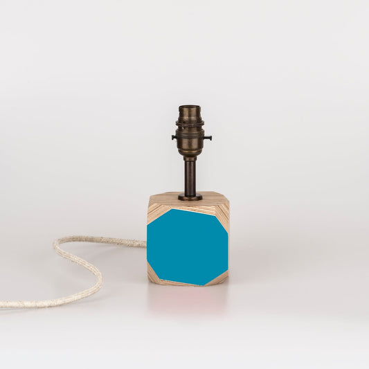 Geo Lamp Geo 100 Lamp in Peacock Blue homeware shops bristol gift shops bristol Priormade