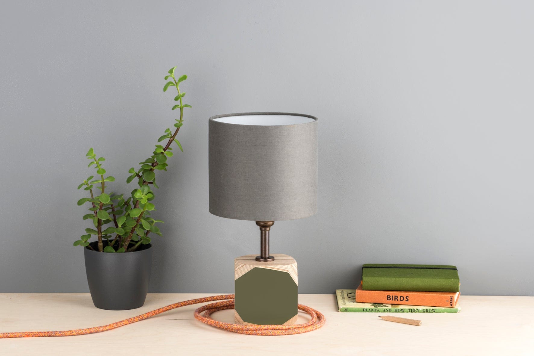 Geo Lamp Geo 100 Lamp in Smoke Grey homeware shops bristol gift shops bristol Priormade