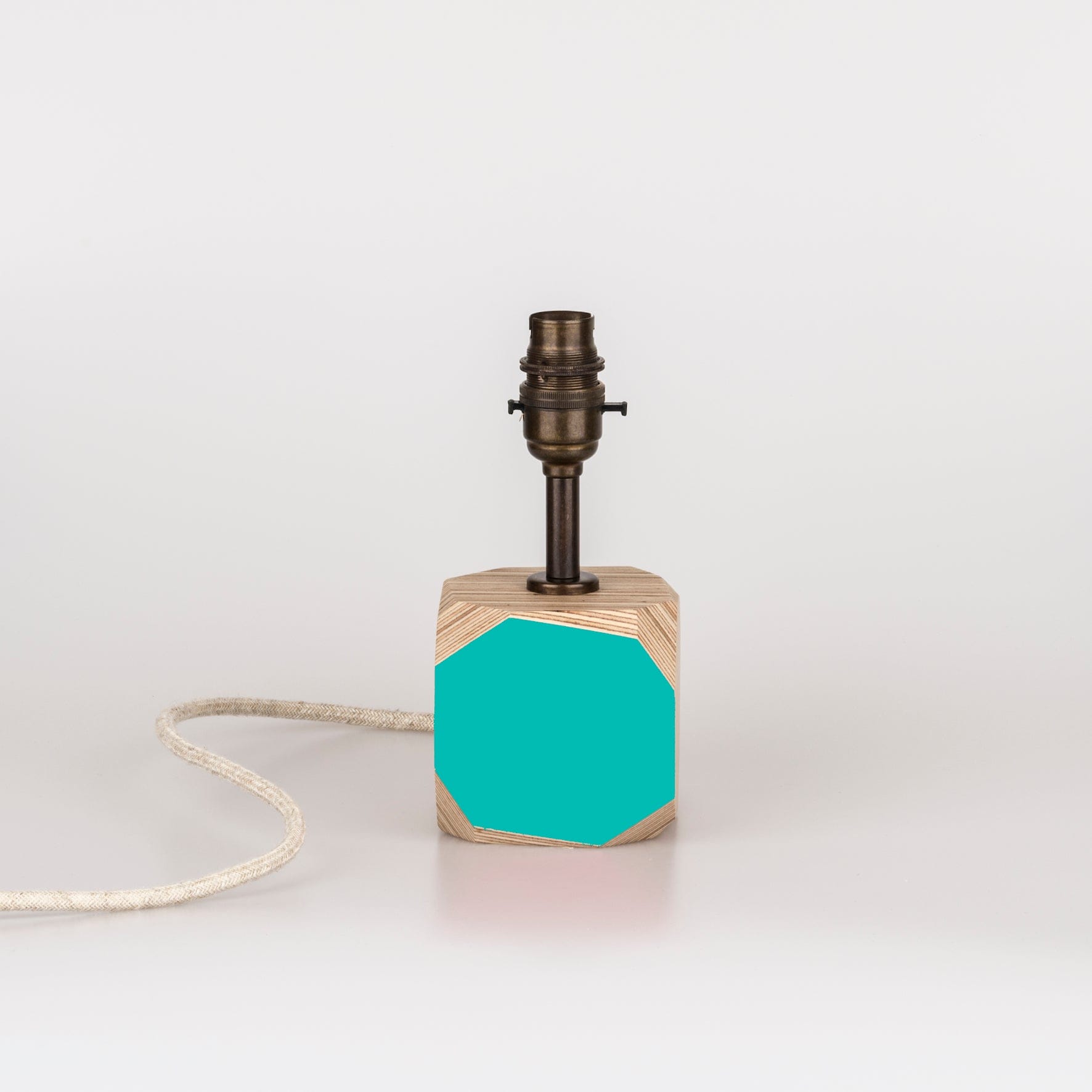 Geo Lamp Geo 100 Lamp in Turquoise homeware shops bristol gift shops bristol Priormade