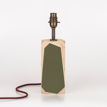 Geo Lamp Geo 200 Lamp in Olive Green homeware shops bristol gift shops bristol Priormade