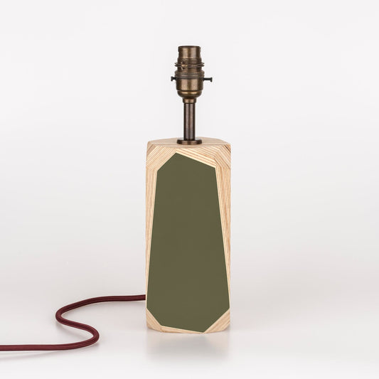 Geo Lamp Geo 200 Lamp in Olive Green homeware shops bristol gift shops bristol Priormade