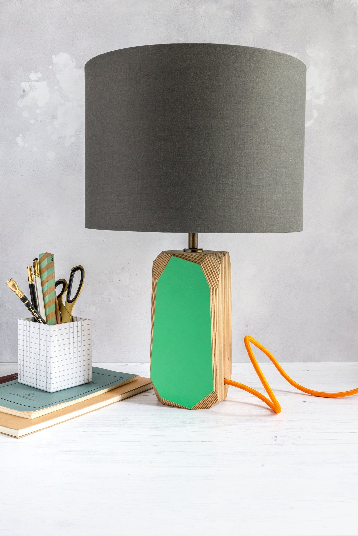 Geo Lamp Geo 200 Lamp in Orange homeware shops bristol gift shops bristol Priormade