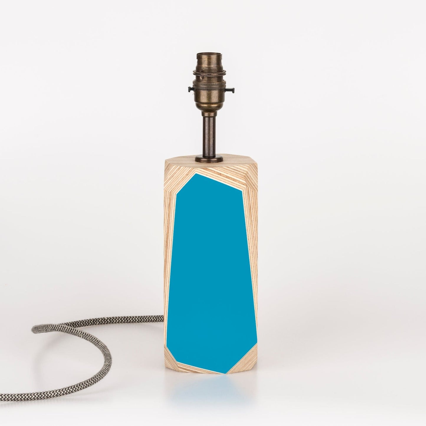 Geo Lamp Geo 200 Lamp in Peacock Blue homeware shops bristol gift shops bristol Priormade