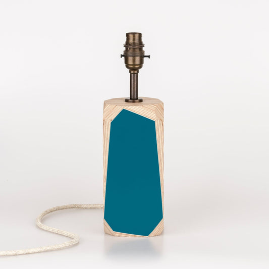 Geo Lamp Geo 200 Lamp in Petrol Blue homeware shops bristol gift shops bristol Priormade