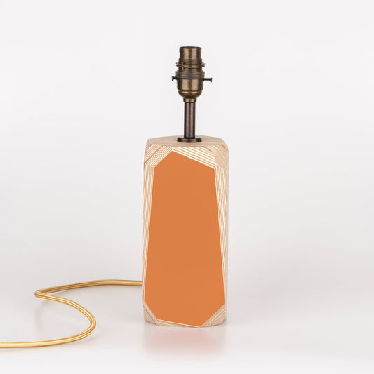 Geo Lamp Geo 200 Lamp in Rust Orange homeware shops bristol gift shops bristol Priormade