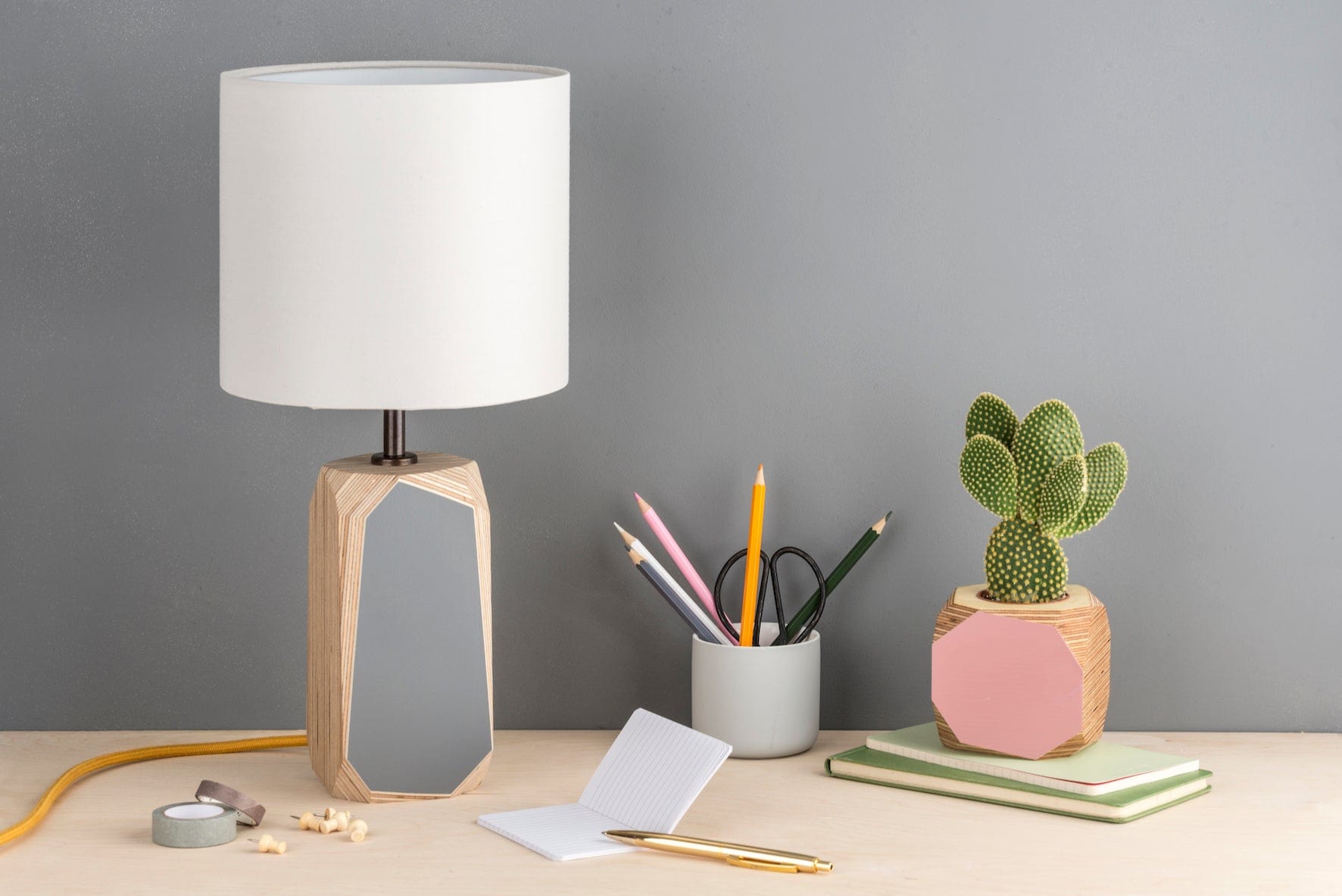 Geo Lamp Geo 200 Lamp in White homeware shops bristol gift shops bristol Priormade