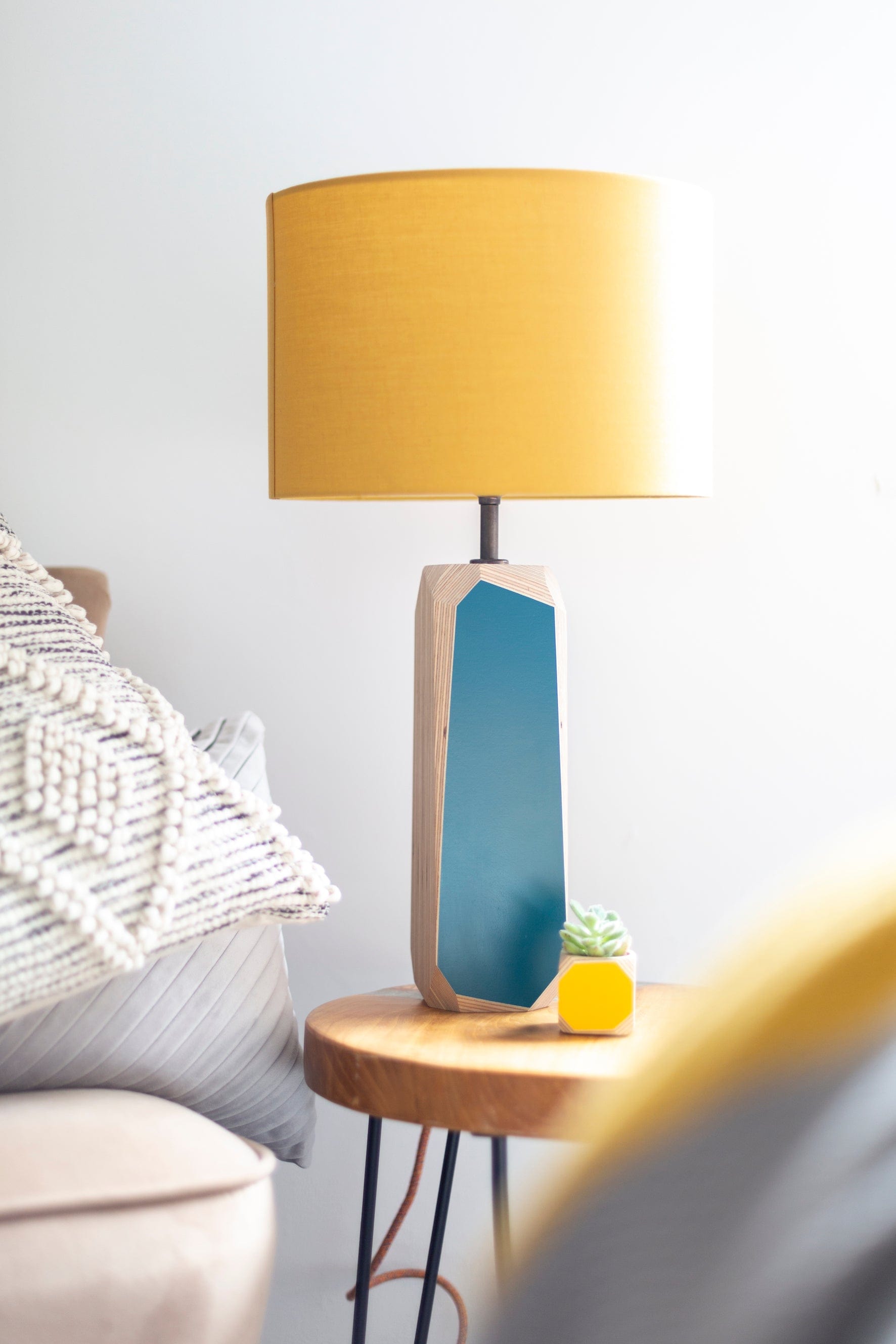 Geo Lamp Geo 300 Lamp in Mustard Yellow homeware shops bristol gift shops bristol Priormade