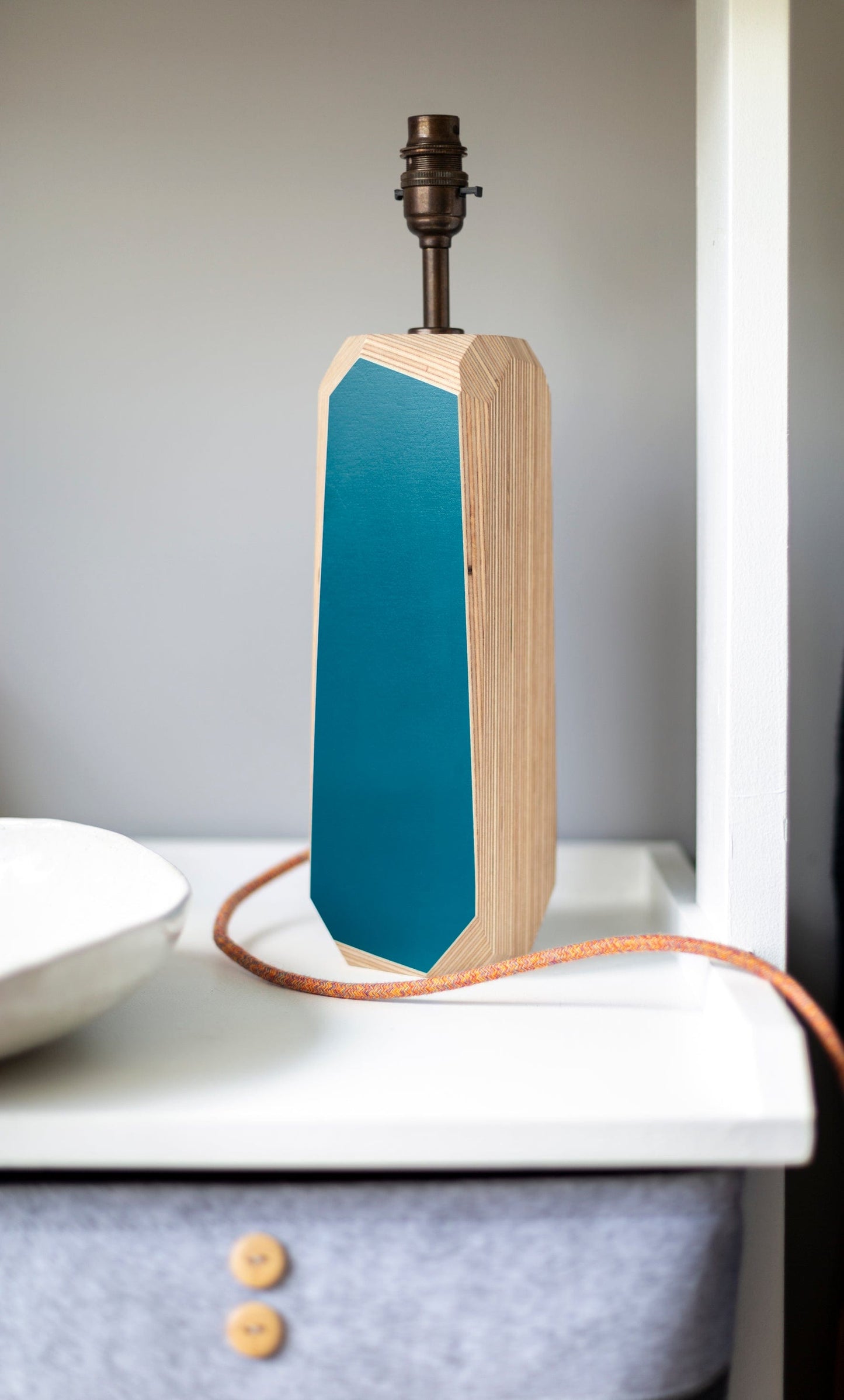 Geo Lamp Geo 300 Lamp in Olive Green homeware shops bristol gift shops bristol Priormade