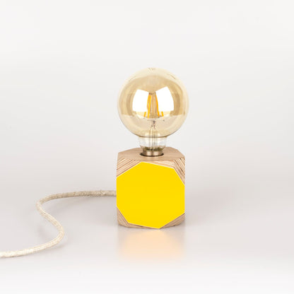 Geo Lamp Geo Filament Lamp in Mustard Yellow homeware shops bristol gift shops bristol Priormade