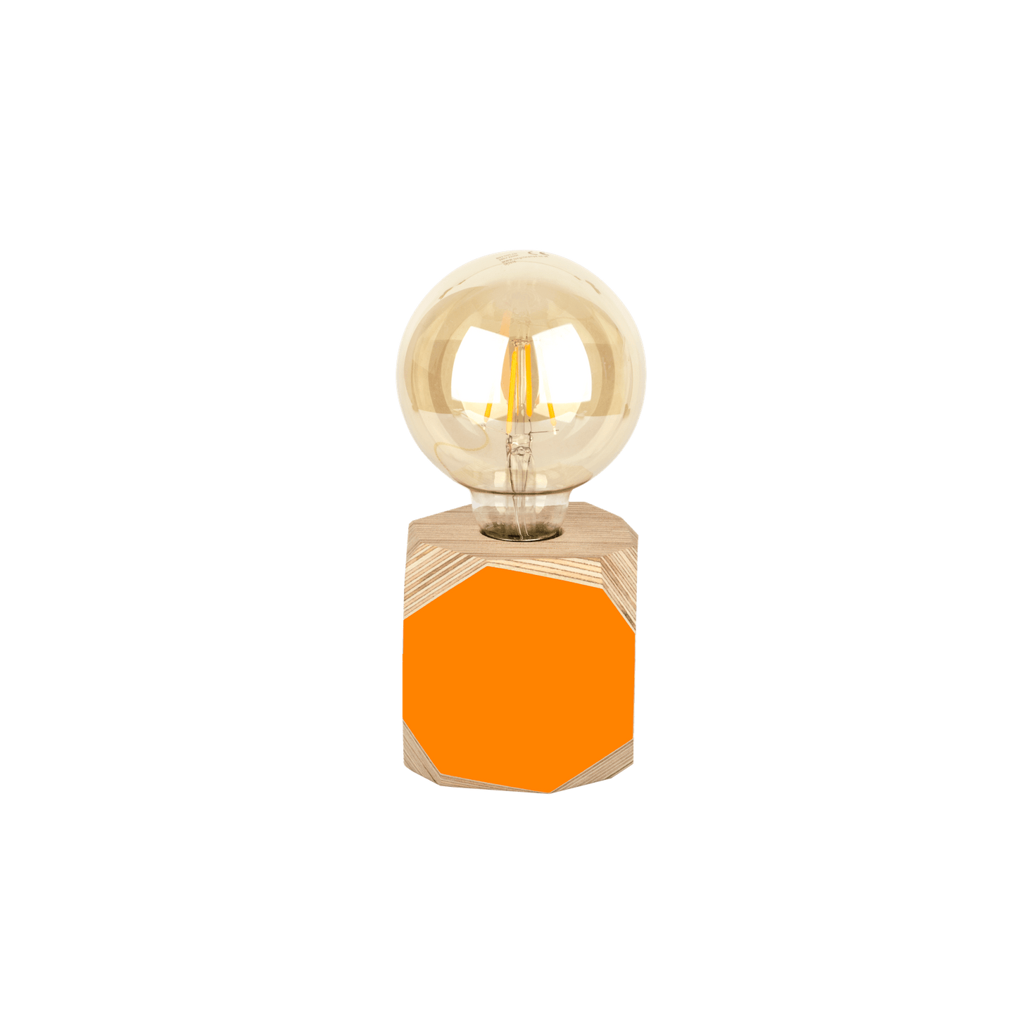 Priormade Geo Lamp Geo Filament Lamp in Orange