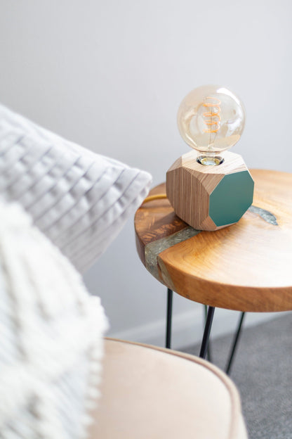 Geo Lamp Geo Filament Lamp in Rust Orange homeware shops bristol gift shops bristol Priormade