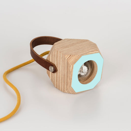 Geo Pendant Lamp in Aqua homeware shops bristol gift shops bristol PRIORMADE