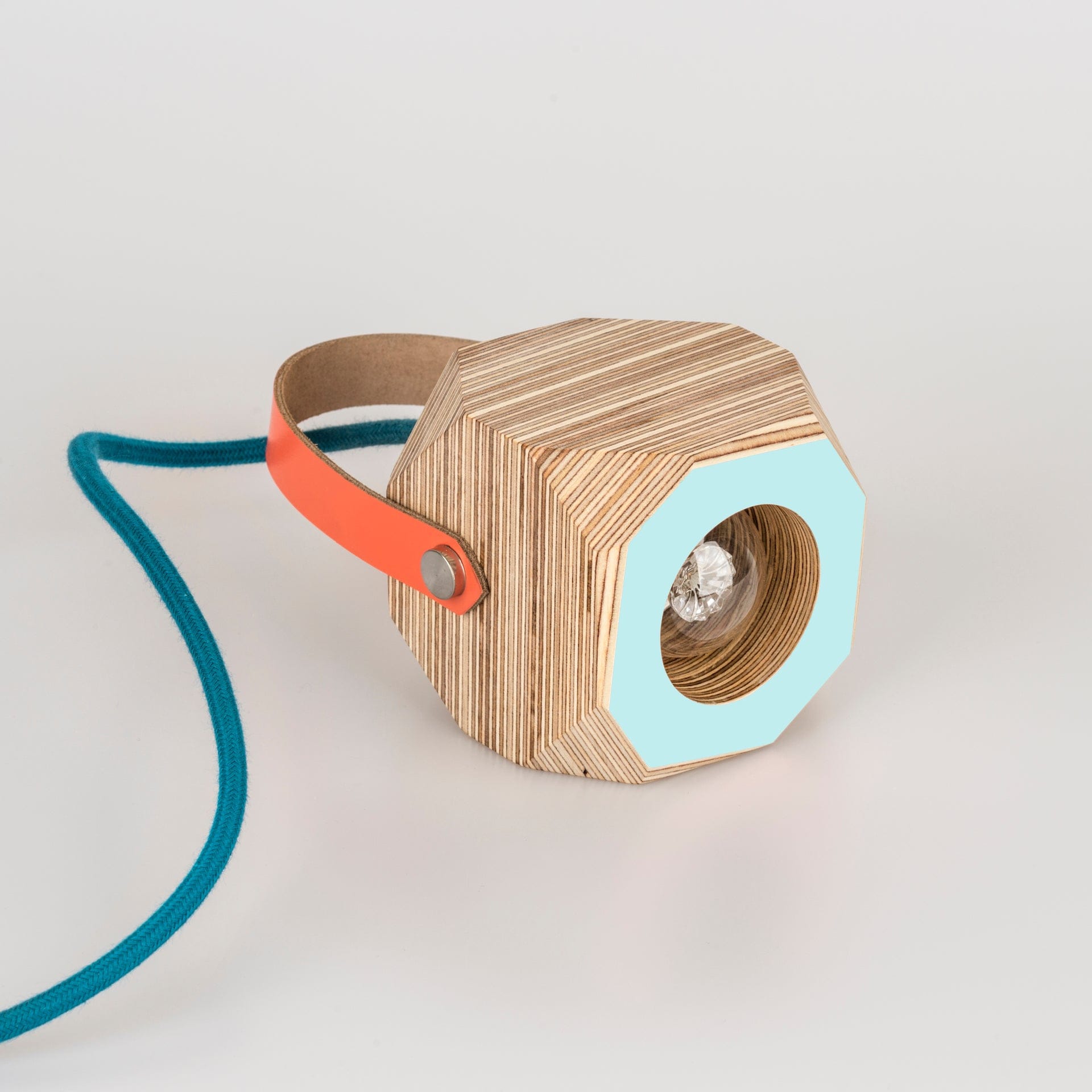 Geo Pendant Lamp in Aqua homeware shops bristol gift shops bristol PRIORMADE