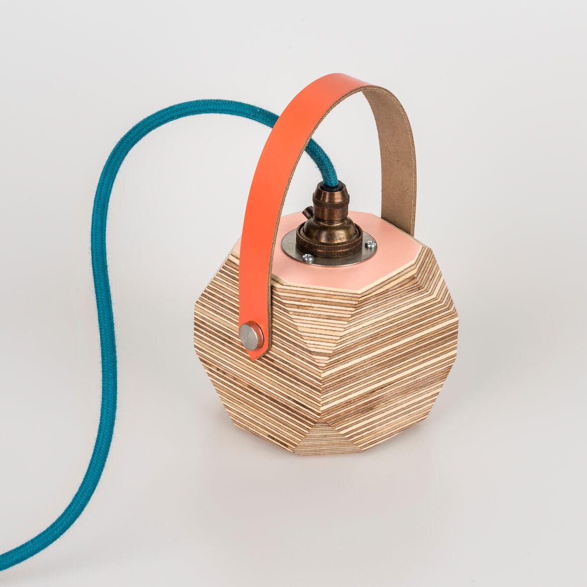 Geo Pendant Lamp in Blush Pink homeware shops bristol gift shops bristol PRIORMADE