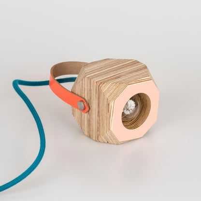 Geo Pendant Lamp in Blush Pink homeware shops bristol gift shops bristol PRIORMADE