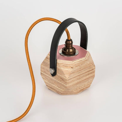 Geo Pendant Lamp in Dusty Pink homeware shops bristol gift shops bristol PRIORMADE