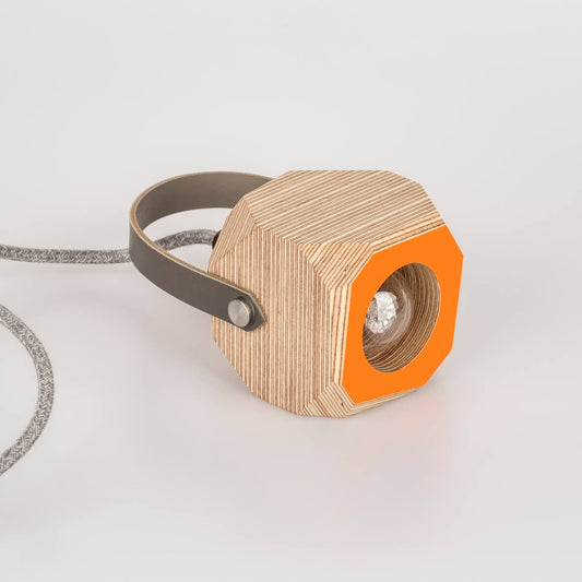 Geo Pendant Lamp in Orange homeware shops bristol gift shops bristol PRIORMADE