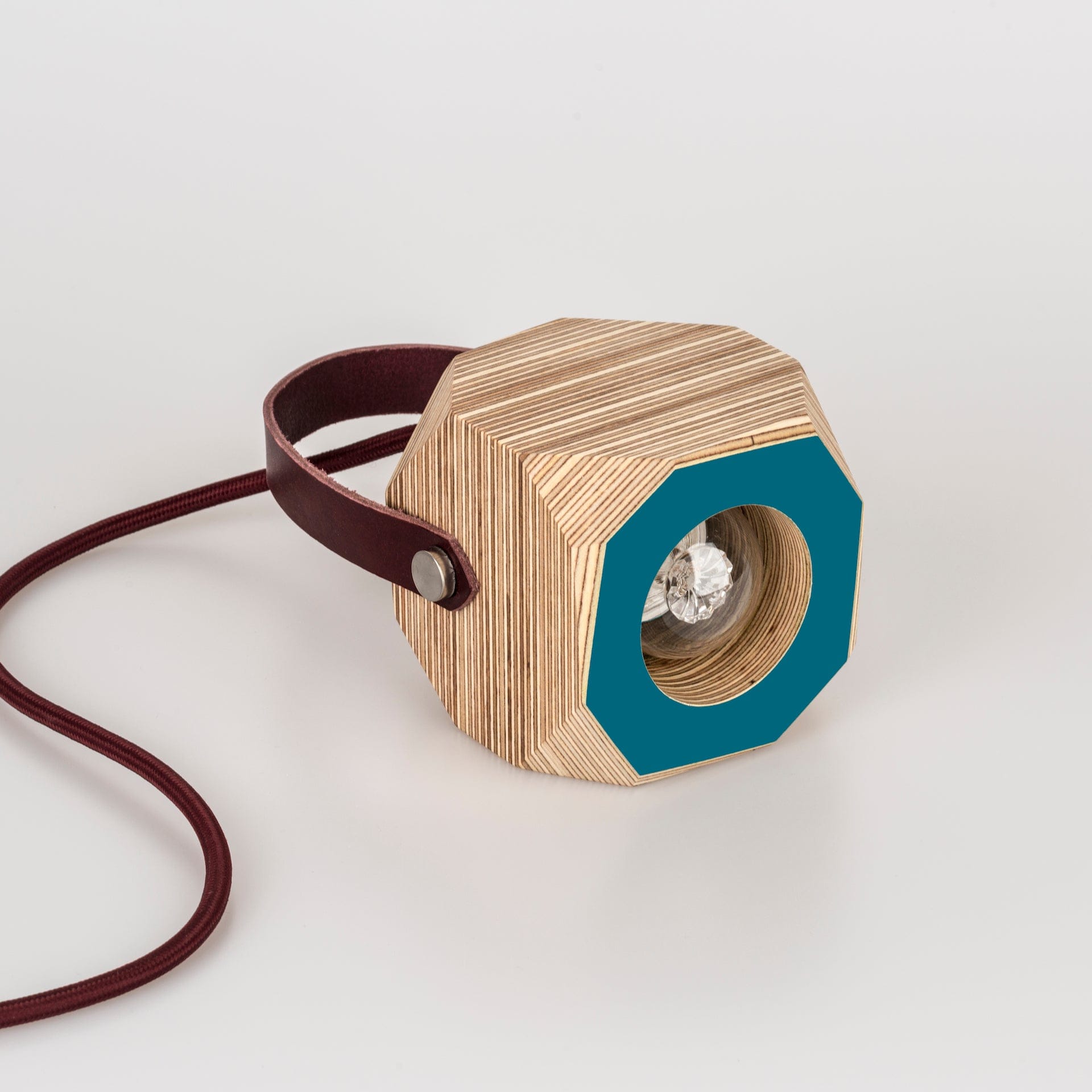 Geo Pendant Lamp in Petrol homeware shops bristol gift shops bristol PRIORMADE