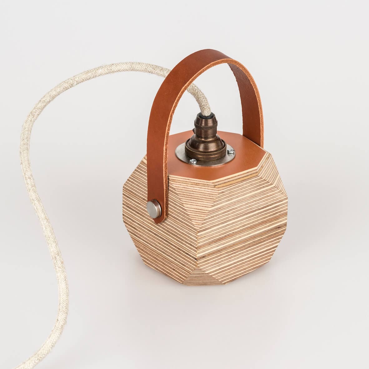 Geo Pendant Lamp in Rust Orange homeware shops bristol gift shops bristol PRIORMADE