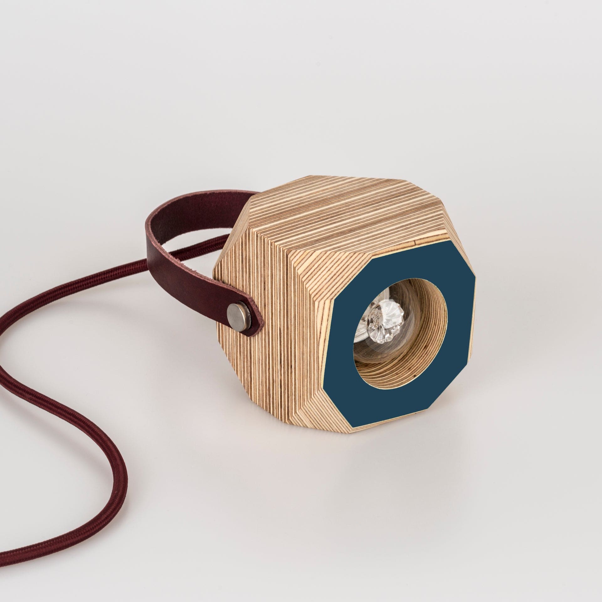 Geo Pendant Lamp in Sea Blue homeware shops bristol gift shops bristol PRIORMADE