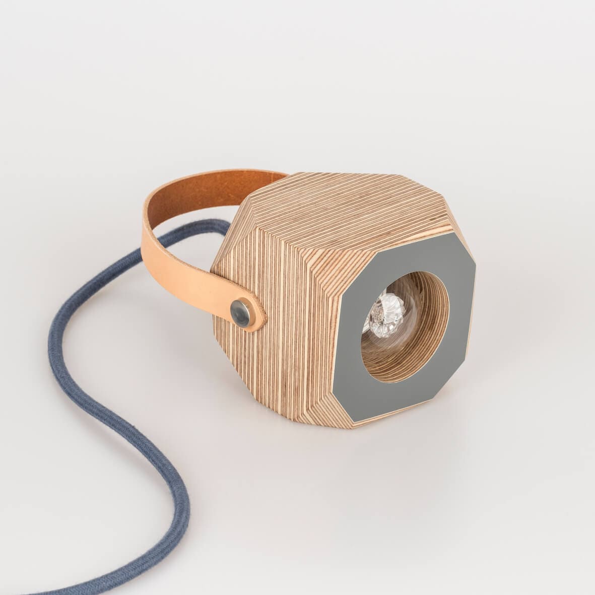 Geo Pendant Lamp in Smoke Grey homeware shops bristol gift shops bristol PRIORMADE