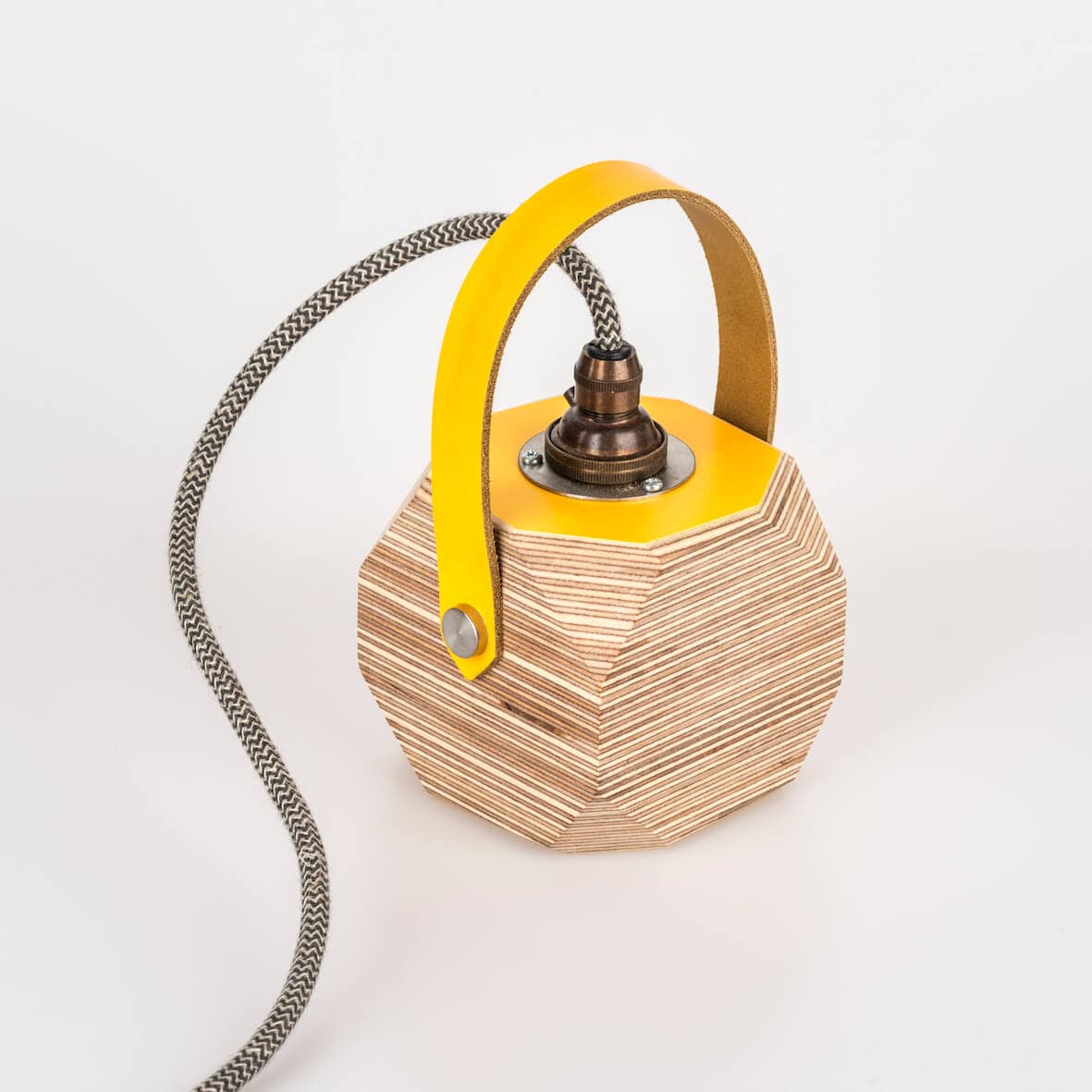 Geo Pendant Lamp in Sun Yellow homeware shops bristol gift shops bristol PRIORMADE