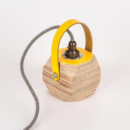 Geo Pendant Lamp in Sun Yellow homeware shops bristol gift shops bristol PRIORMADE