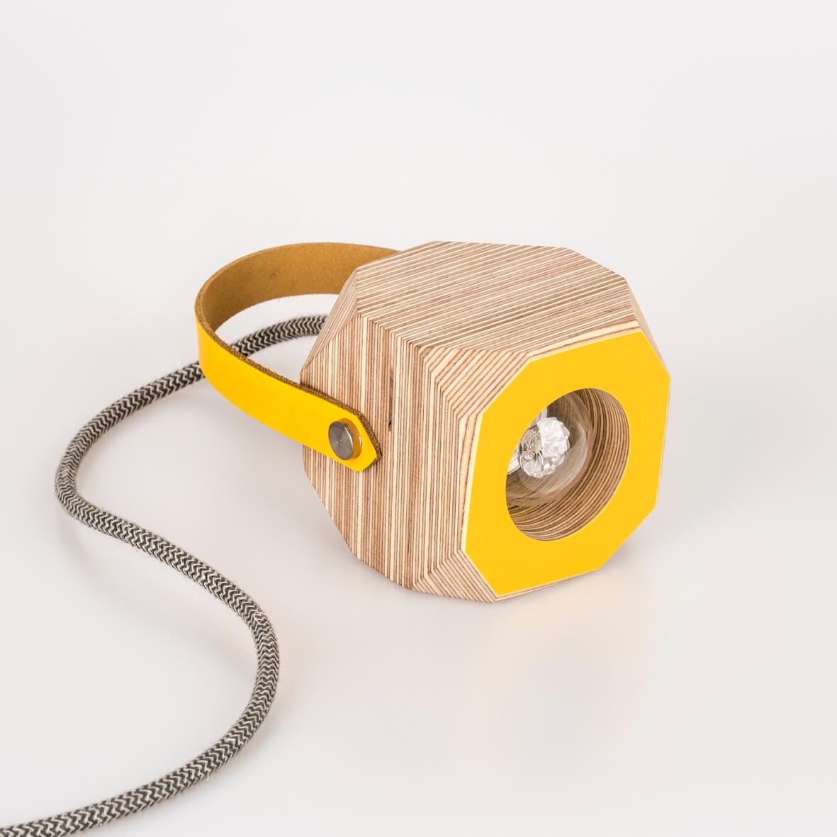 Geo Pendant Lamp in Sun Yellow homeware shops bristol gift shops bristol PRIORMADE